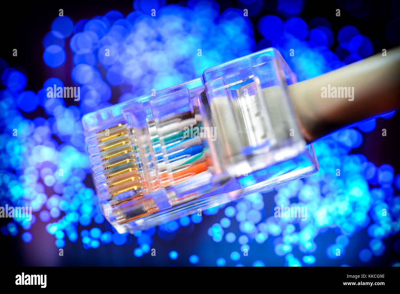 Large bande de fibre, fibre de verre Banque D'Images