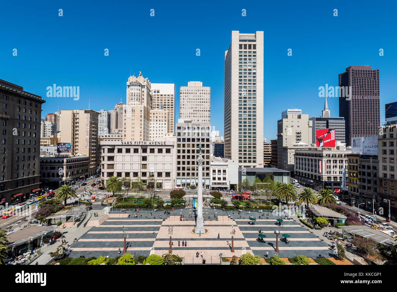 Union Square, San Francisco, California, USA Banque D'Images