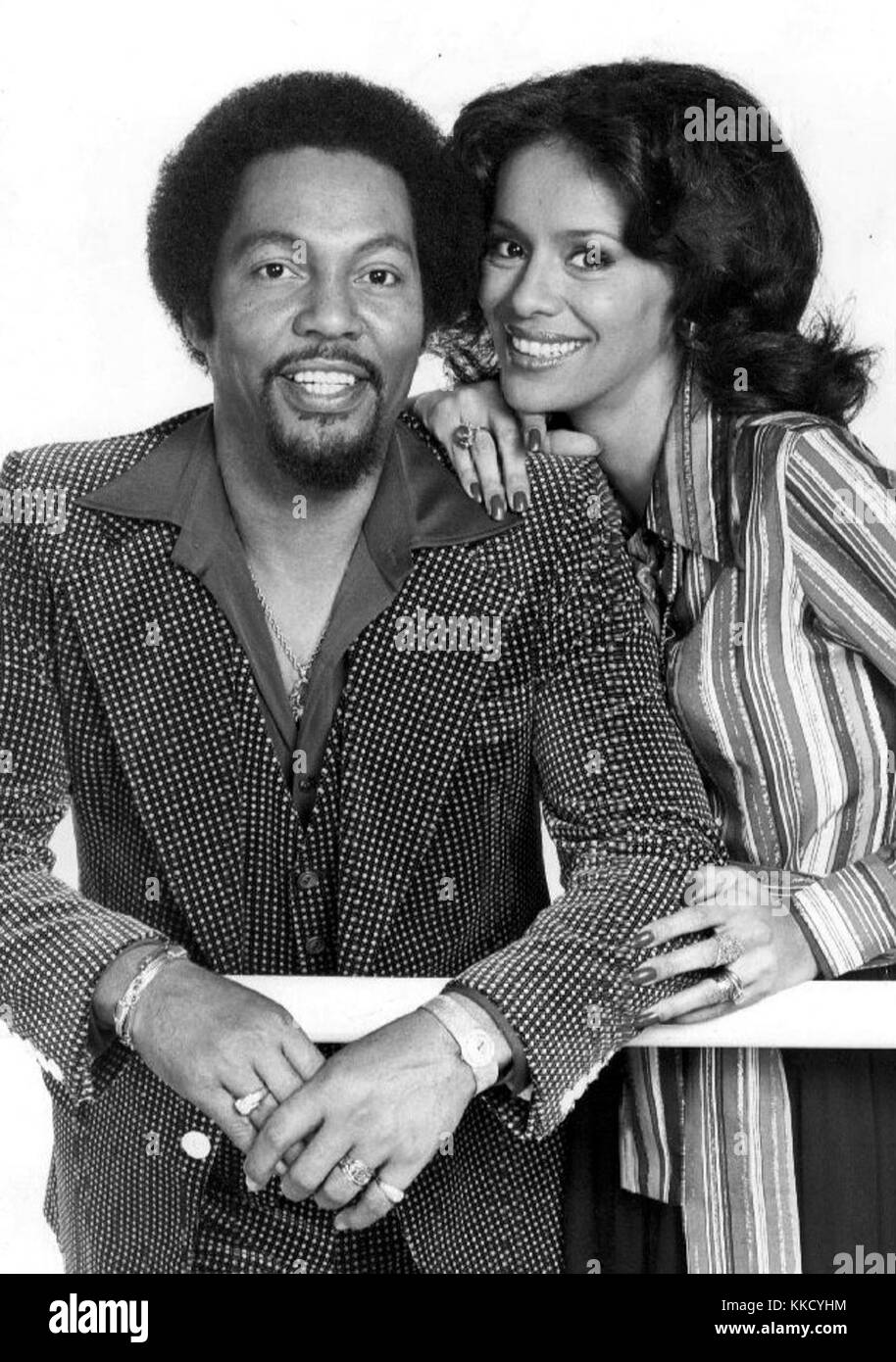 Billy Davis Jr., Marilyn McCoo 1977 Banque D'Images