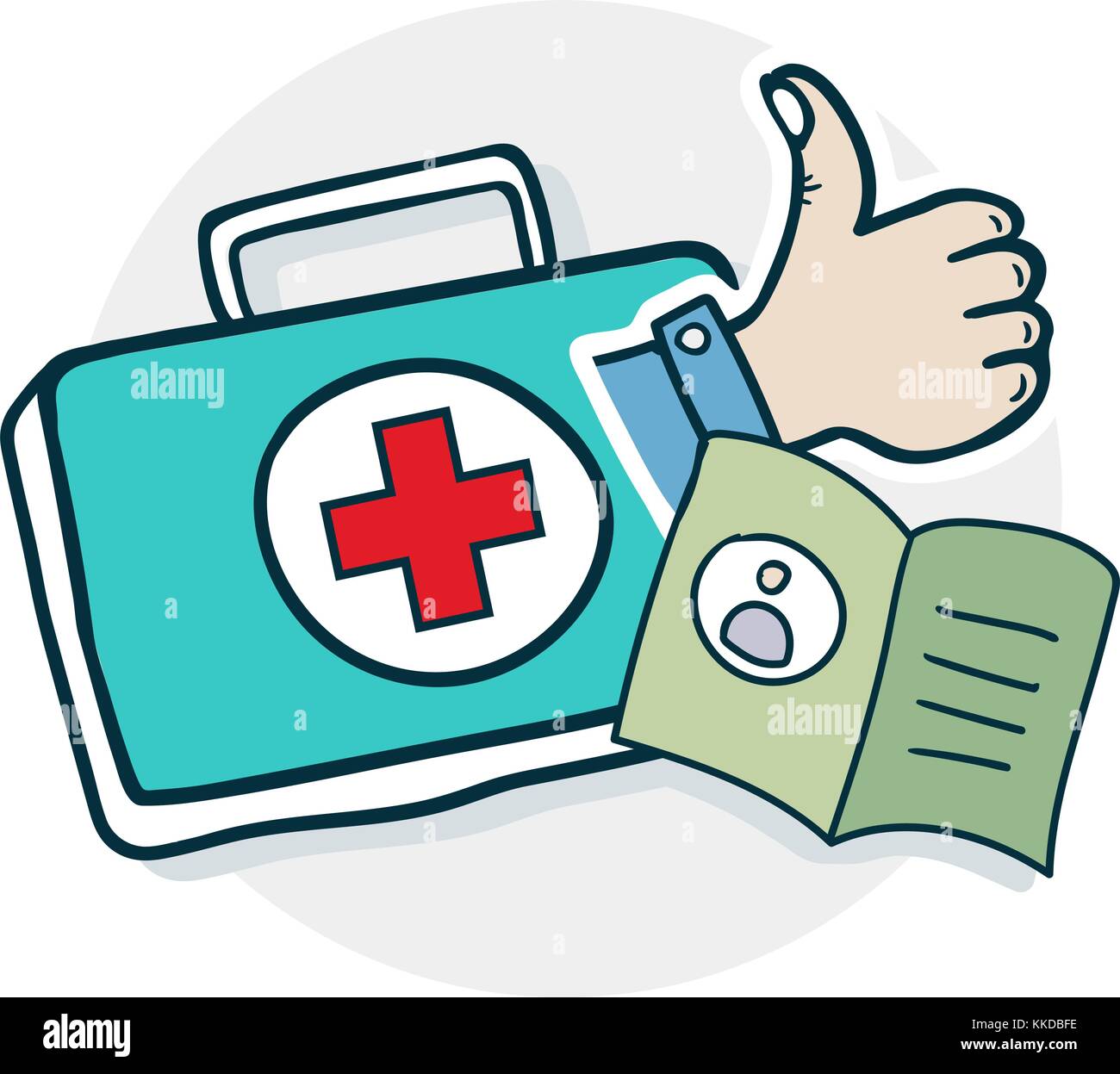 L'icône service médical Illustration de Vecteur