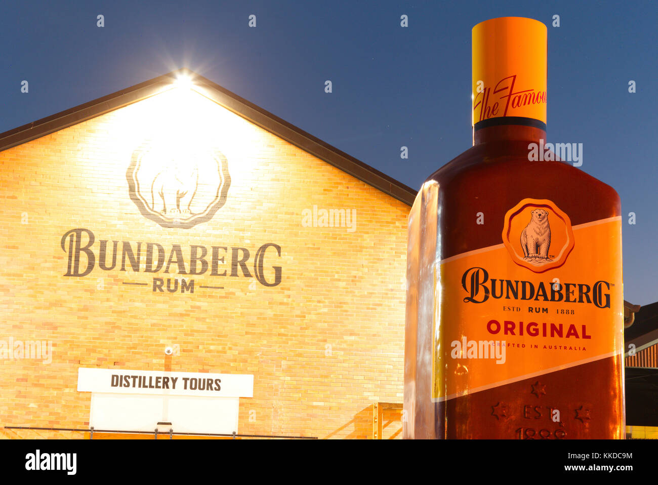 Millaquin Mill & Raffinerie Bundaberg Bundaberg Bundaberg Rum accueil du Queensland Australie Banque D'Images