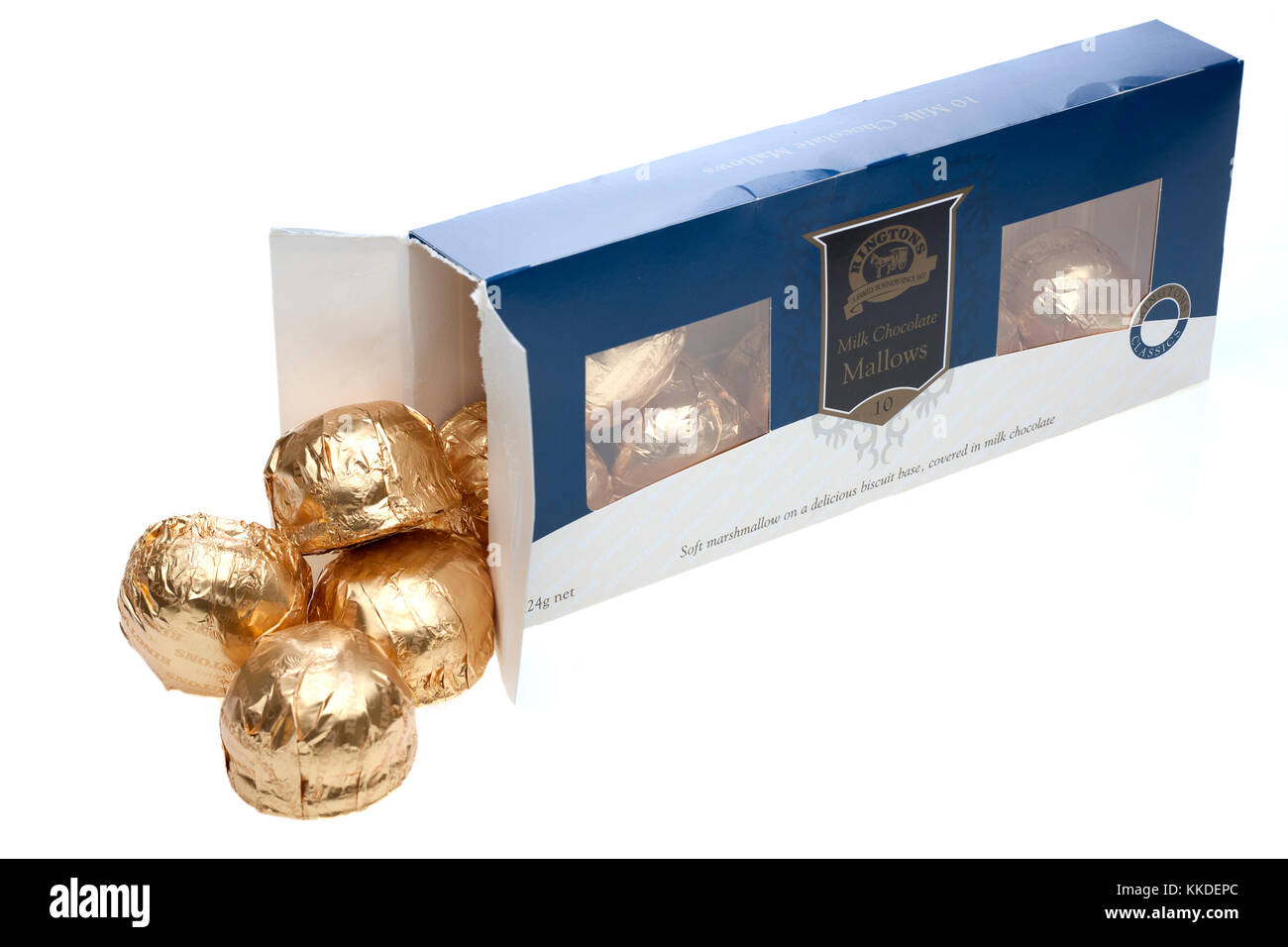 Salon chocolat marsh mallows Banque D'Images