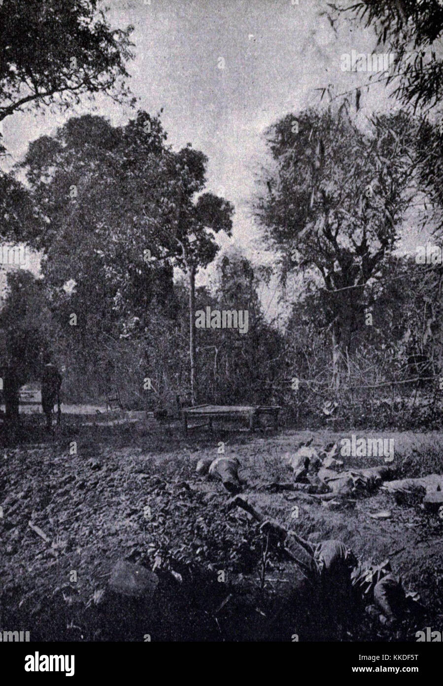 KIA philippins sur Paco Road, 1899 Banque D'Images