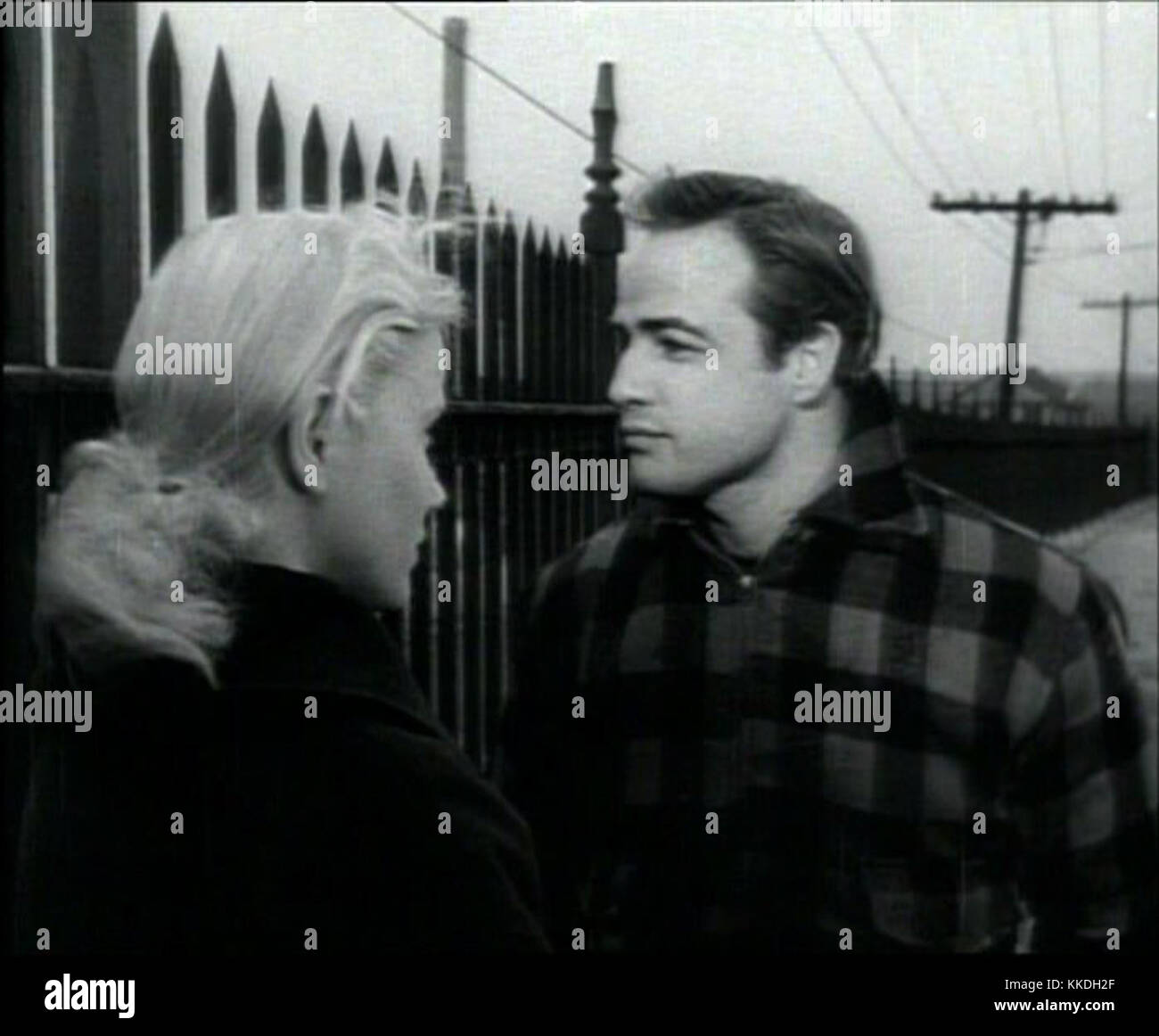 Eva marie saint front 11 Marlon Brando Banque D'Images