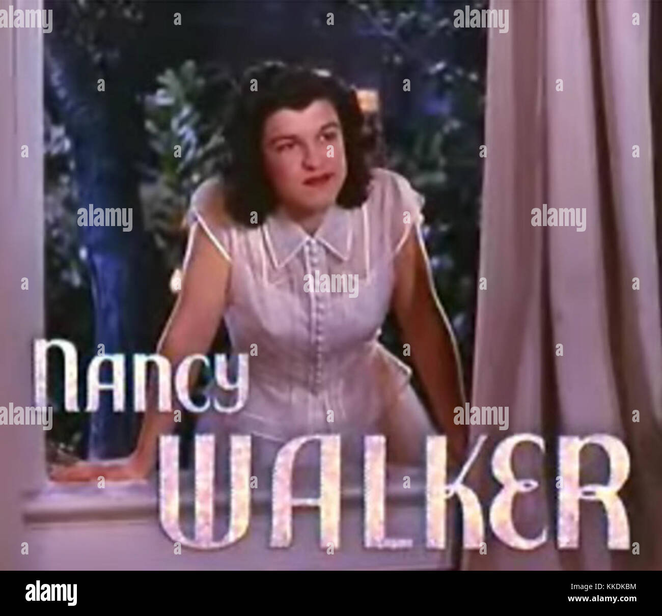 Nancy Walker au Meilleur jour trailer Banque D'Images