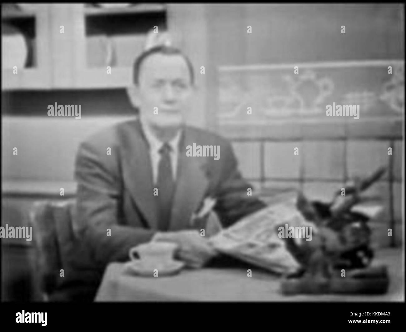 Rocky King Detective est une émission de télévision populaire diffusée sur le réseau de télévision DuMont, avec des épisodes sur le thème des détectives. Banque D'Images