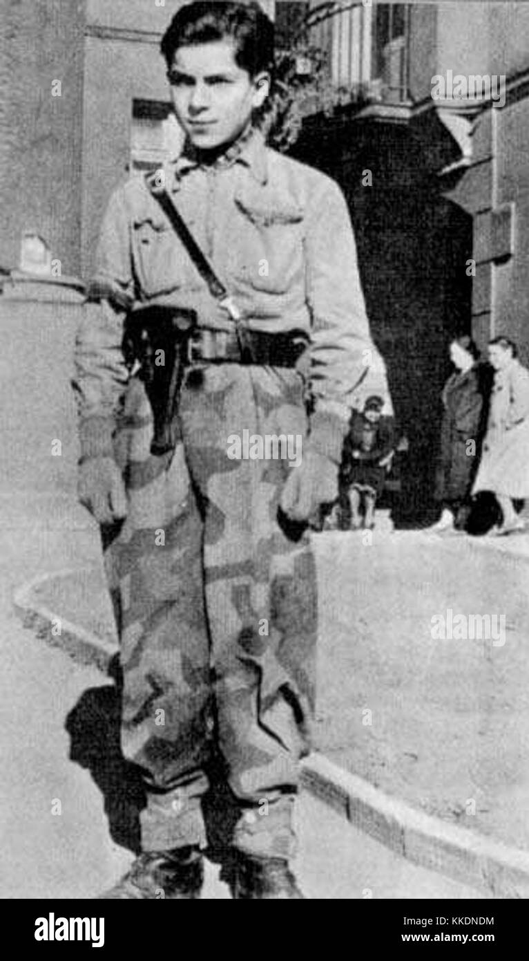 Insurrection de Varsovie - l'insurgé du Bataillon Ruczaj Banque D'Images