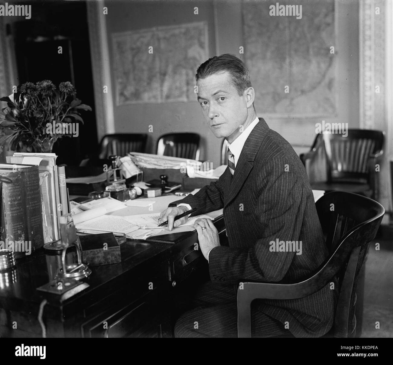 John Van A. MacMurray, Asst. Sec. d'État Banque D'Images