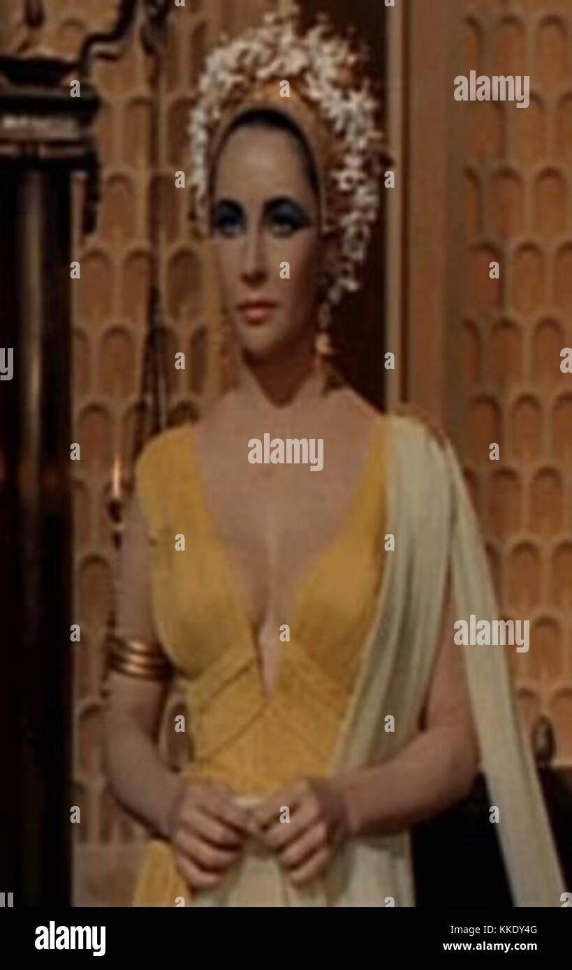 Elizabeth Taylor en Cléopâtre Banque D'Images