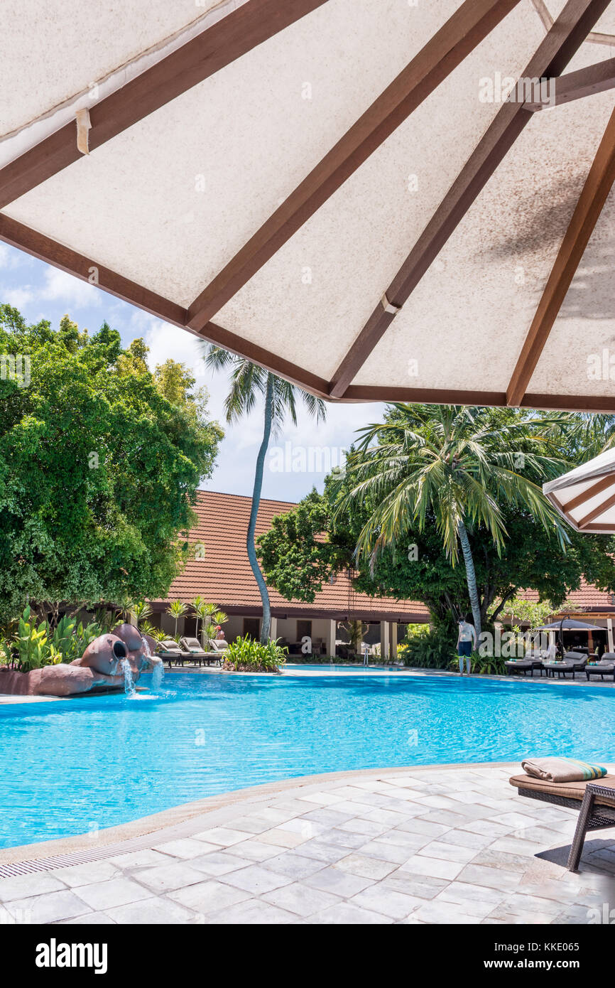 Holiday Island Resort Spa Maldives Banque D'Images