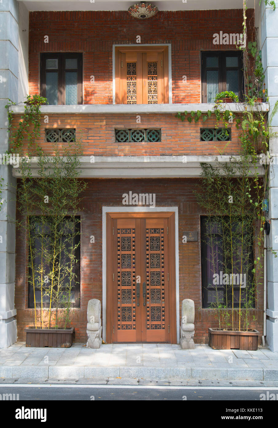 Villa à dongshan, Guangzhou, Guangdong, Chine Banque D'Images