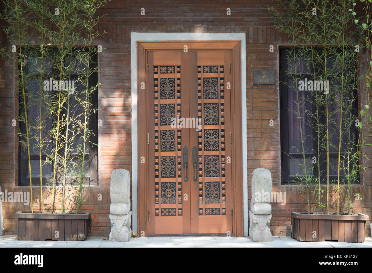 Villa à dongshan, Guangzhou, Guangdong, Chine Banque D'Images