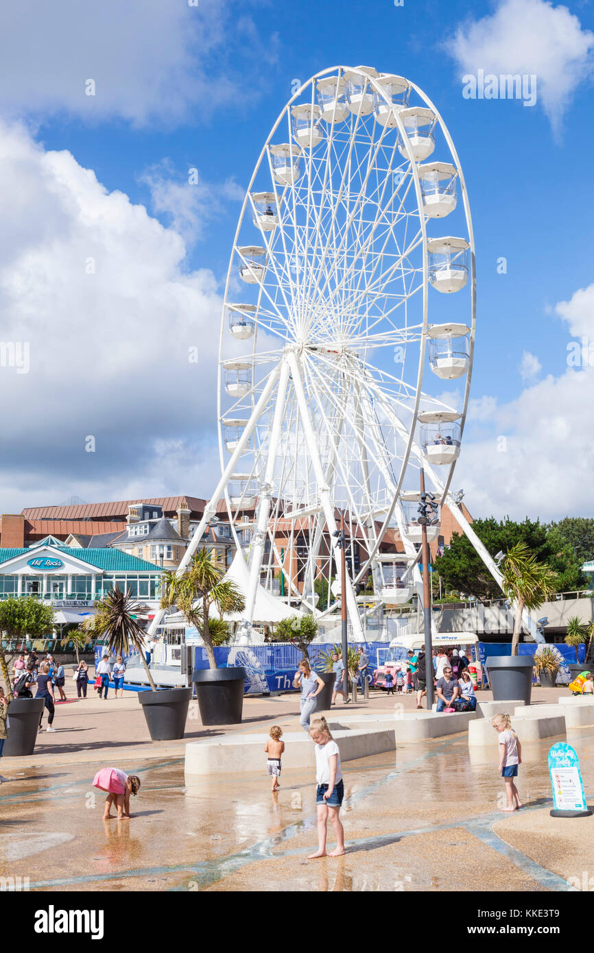 Bournemouth bournemouth Bournemouth dorset grande roue ville angleterre uk go Banque D'Images