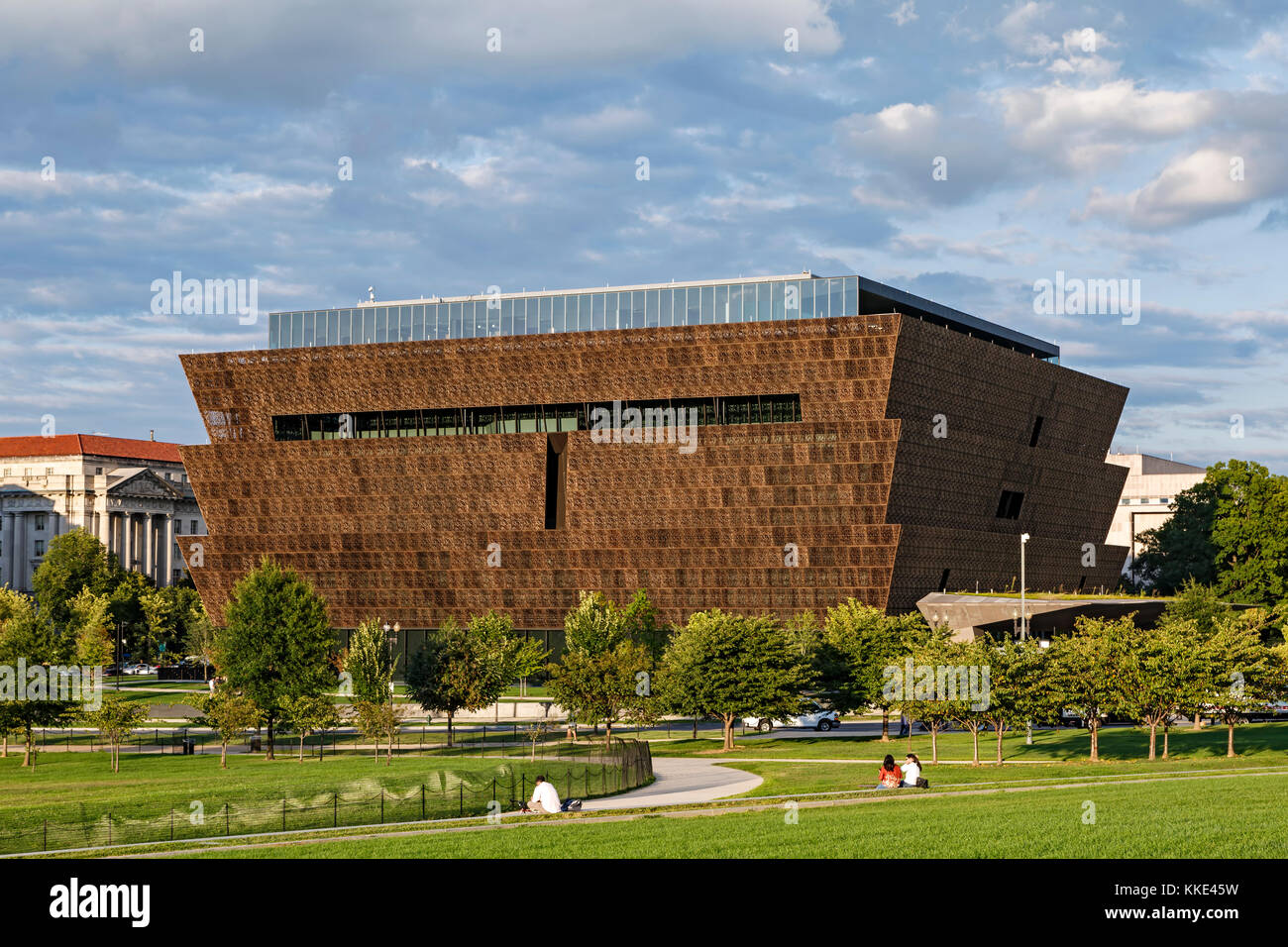 Smithsonian National Museum of African American History and Culture, Washington, District de Columbia USA Banque D'Images