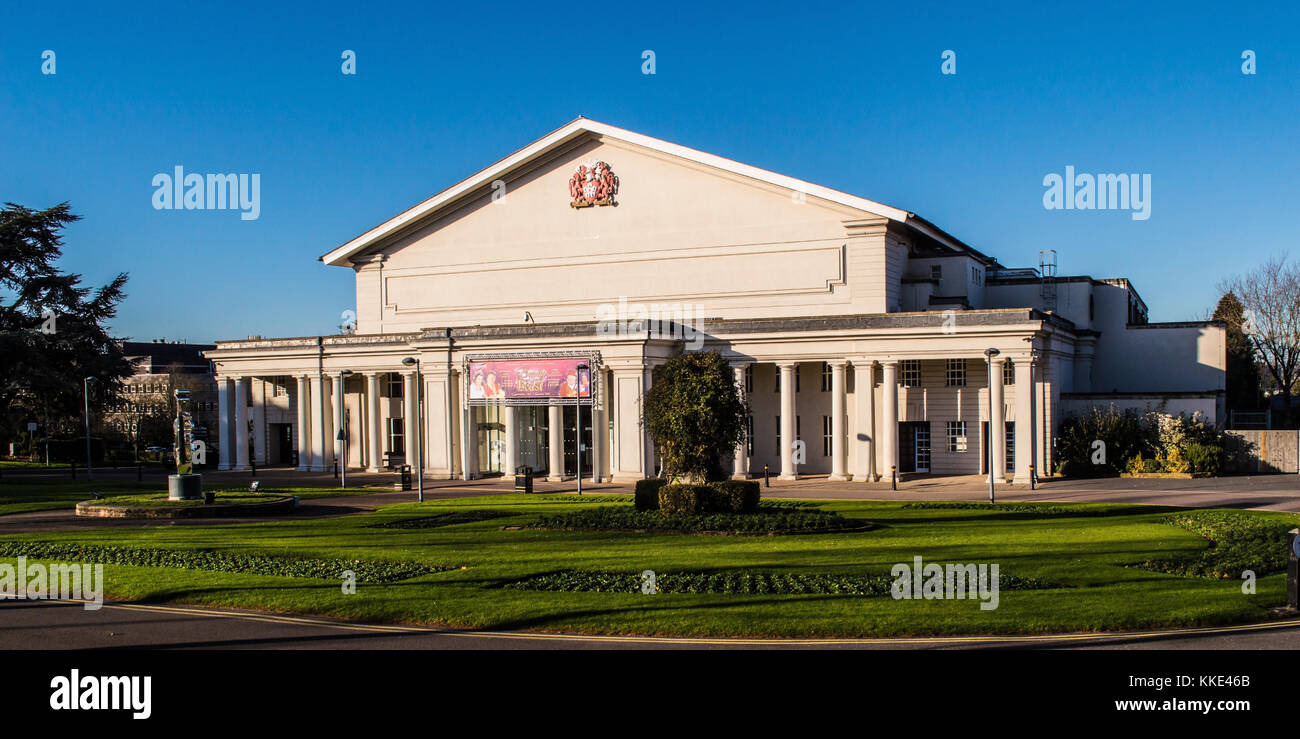 Le Parc Victoria et de Montfort Hall, Leicester Banque D'Images