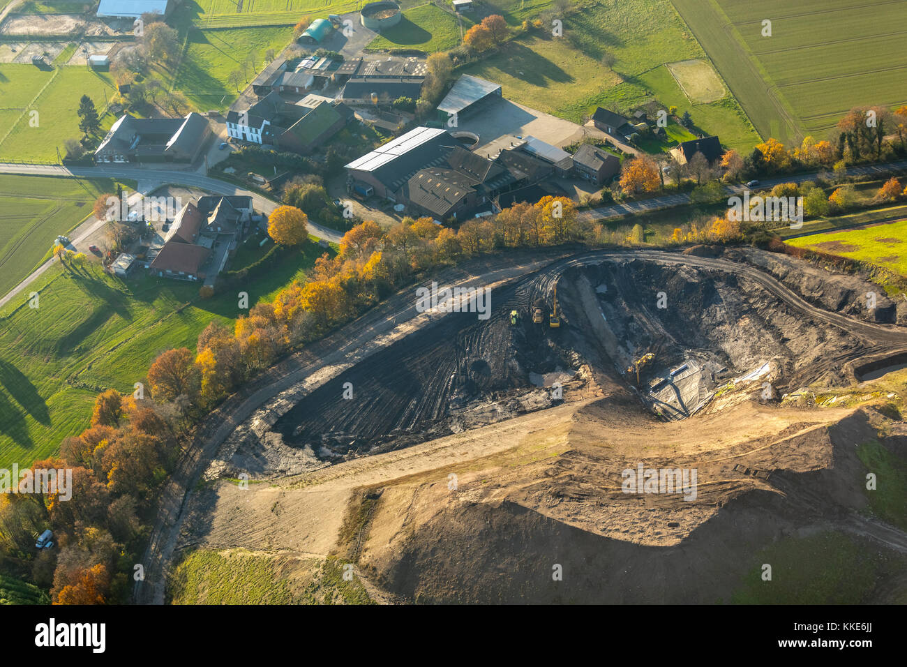 Décharge Eyller Mountain, Eyller Mountain, Eyller Mountain, décharge toxique, Auskiesung, EBA, système d'étanchéité de surface, Kamp-Lintfort, Banque D'Images Décharge Eyller Mountain, Eyller Mountain, Eyller Mountain, décharge toxique, Auskiesung, EBA, système d'étanchéité de surface, Kamp-Lintfort, Banque D'Images