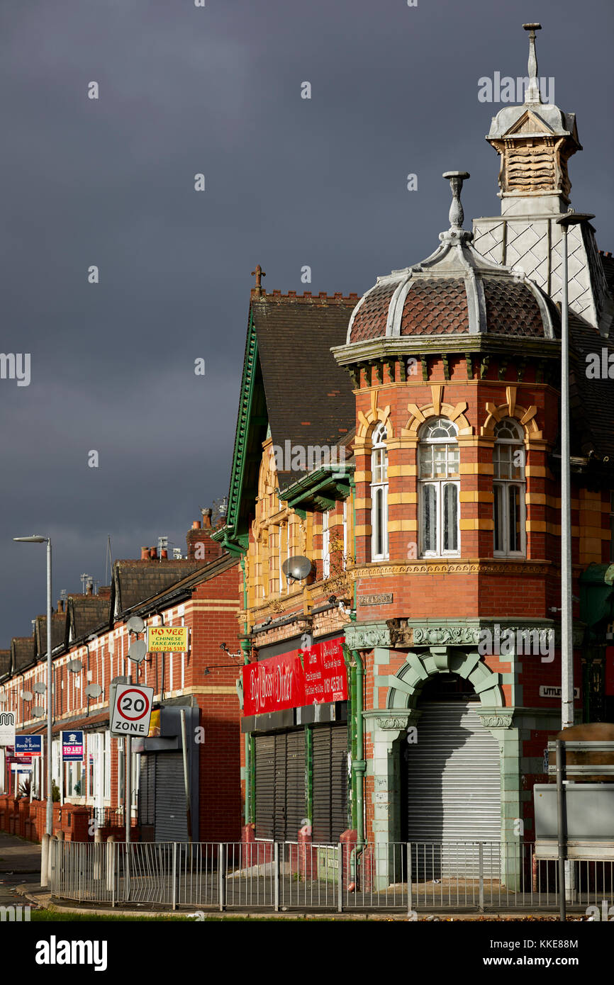 Ancien Co-op des capacités au rond-point de Cromwell, Salford, Manchester Gtr Banque D'Images