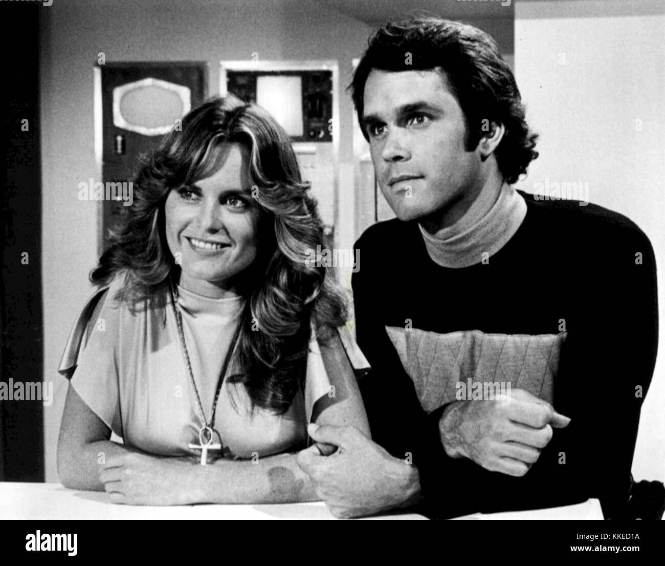 Heather Menzies Gregory Harrison Logan's Run 1977 Banque D'Images