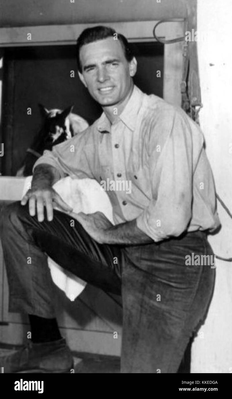 Kentucky Jones, une série télévisée mettant en vedette Dennis Weaver, se déroule dans l'Ouest américain. Le spectacle reflète la vie et les défis de son personnage principal, un jeune homme impliqué dans l'élevage et la vie occidentale à la fin des années 1950 et au début des années 1960 Banque D'Images Kentucky Jones, une série télévisée mettant en vedette Dennis Weaver, se déroule dans l'Ouest américain. Le spectacle reflète la vie et les défis de son personnage principal, un jeune homme impliqué dans l'élevage et la vie occidentale à la fin des années 1950 et au début des années 1960 Banque D'Images