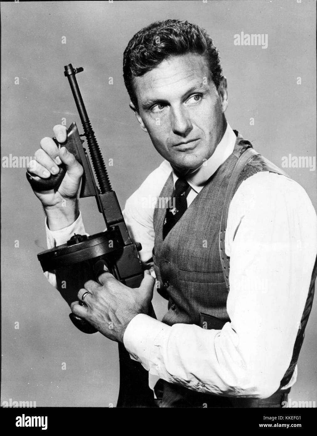 Eliot Ness 1960 Robert Stack Banque D'Images