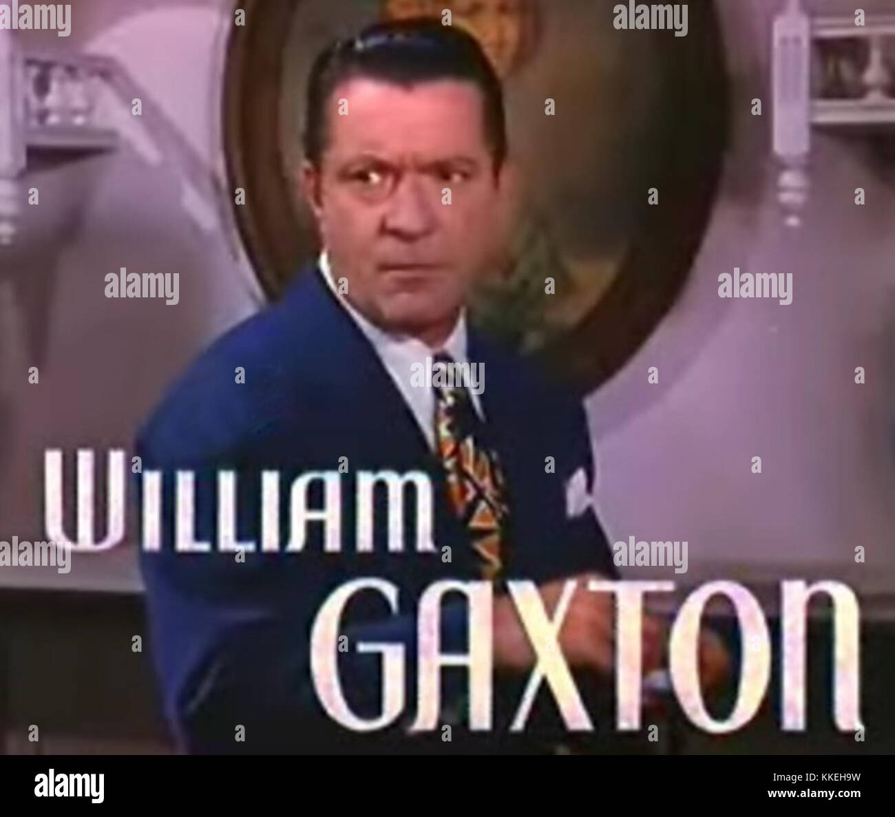 William Gaxton dans la meilleure bande-annonce de marche avant Banque D'Images