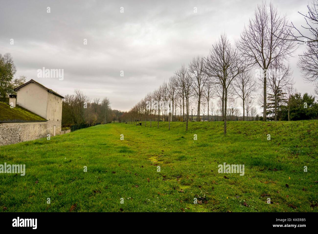 Provins, un ancien palais de chasse royale française. Banque D'Images