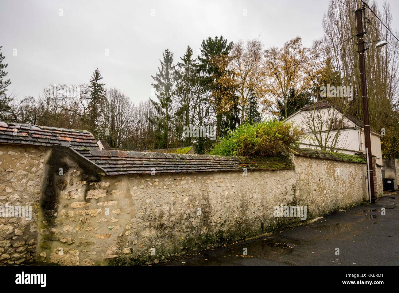 Provins, un ancien palais de chasse royale française. Banque D'Images