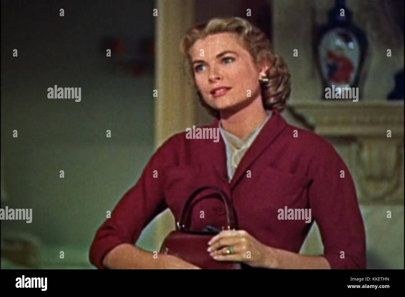 Dial M for Murder est un thriller de 1954 réalisé par Alfred Hitchcock, centré autour d'un complot pour assassiner une femme riche pour son argent. Banque D'Images