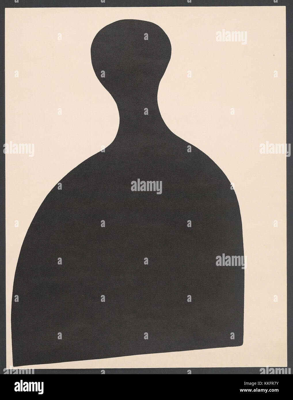 Jean (Hans) Arp. (Français, né en Allemagne (Alsace). 1886-1966). eierschläger (batteur à oeufs), 6 plaque de 7 arpaden von Hans Arp. 1923. L'un d'un portefeuille de sept lithographies, composition (irrég.) : 16 7/8 x 11" 5/16 (42,9 x 28,7 cm) ; feuilles : 17 3/4 x 13 3/4" (45,1 x 34,9 cm). Éditeur : merzverlag(Kurt Schwitters), Hanovre, Allemagne. imprimante : inconnu. edition : 50. don de j. b. Neumann. © 2008 artists rights society (ars), new york / VG BILD-KUNST, Bonn Banque D'Images