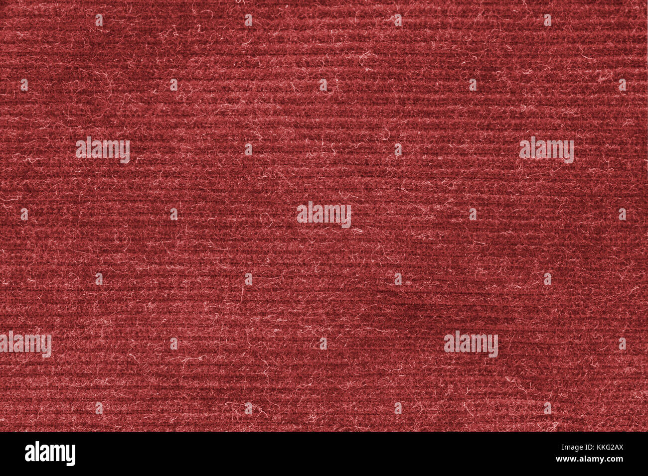 Tapis rouge lavé, la texture de la toile de lin blanc texture background. Banque D'Images
