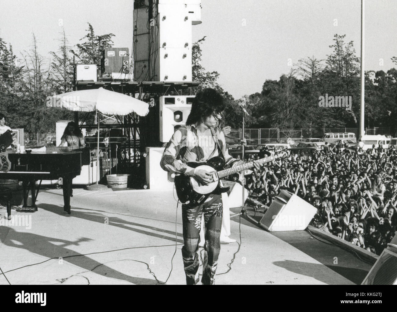 Le GROUPE DE rock britannique FAIT FACE à Ronnie Wood vers 1970 Banque D'Images