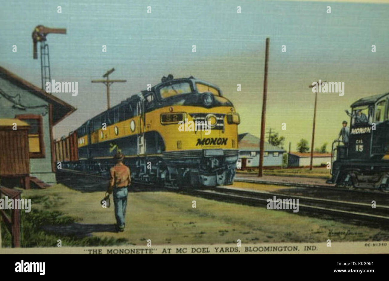 Le Mononette était un train du Monon Railroad, connu pour son service au début du XXe siècle. Le train a joué un rôle important dans les opérations du railroadâ€™, contribuant au transport régional à son époque. Banque D'Images