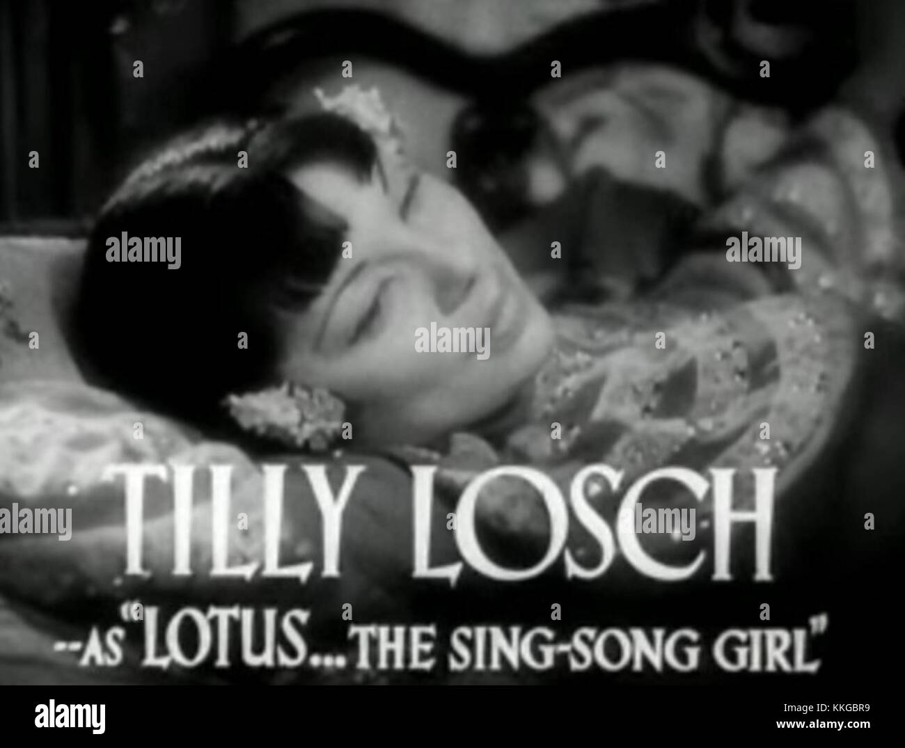 Tilly Losch dans la bande-annonce de Good Earth Banque D'Images