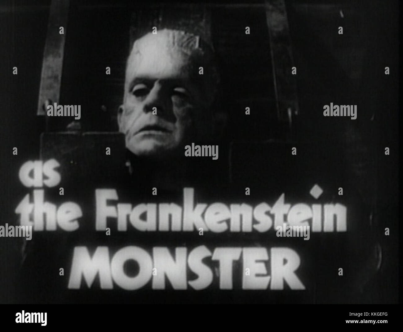 Boris karloff bride frankenstein 1935 Banque de photographies et d ...