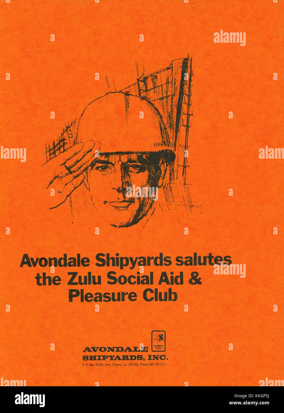 Le Zulu social Aid & Pleasure Club (SAPC) a participé au défilé mardi gras 1974 à la Nouvelle-Orléans. Leur flotteur spécial, connu pour sa créativité et son design vibrant, a été un point culminant du défilé cette année-là. Banque D'Images