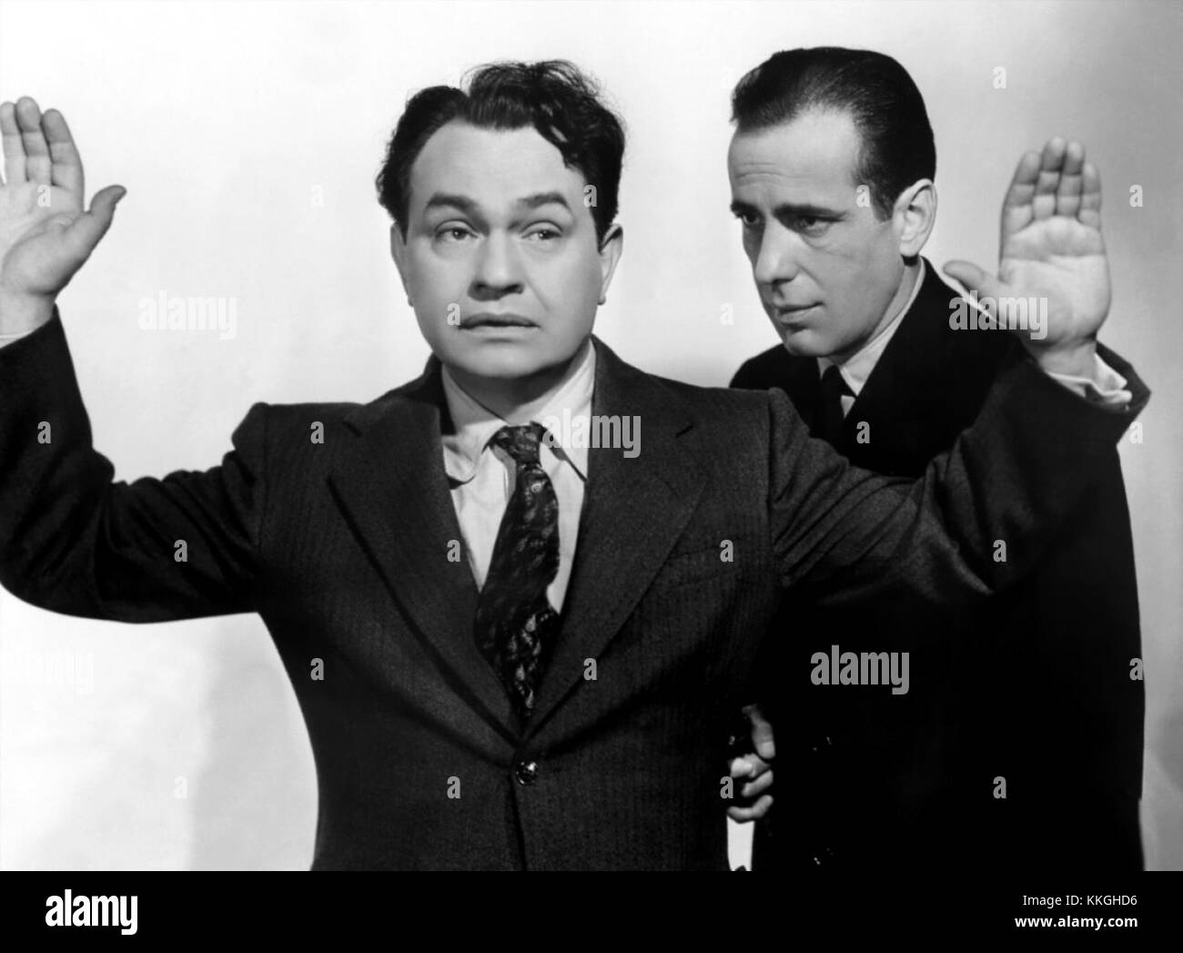 Brother Orchid (1940) est un film mettant en vedette Edward G. Robinson et Ann Sothern. Le film tourne autour de la transformation d'un gangster après son entrée dans un monastère. Le film mélange des éléments de crime et de comédie, offrant un récit unique sur la rédemption personnelle et le changement. Banque D'Images