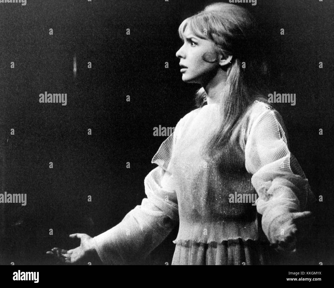 Jane Asher, une actrice anglaise bien connue, joue lors de la tournée américaine de 1967 au Bristol Old Vic. C’est un moment clé de sa carrière puisqu’elle a acquis une reconnaissance internationale. Banque D'Images