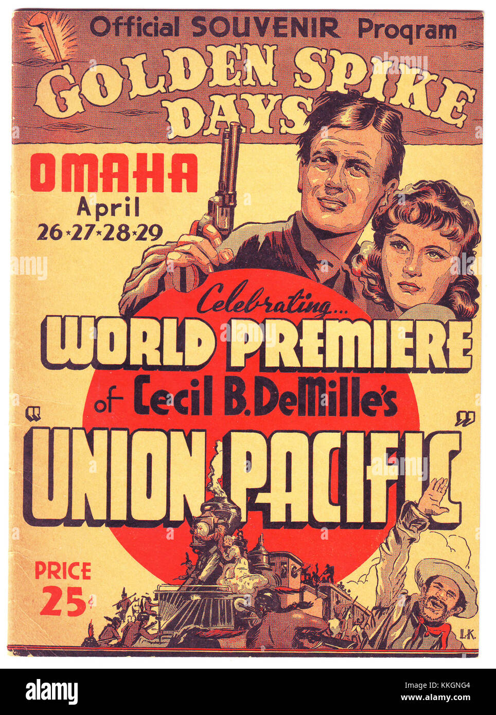 La première mondiale de l'Union Pacific en 1939 a marqué un événement important dans l'histoire du chemin de fer américain. C'était une vitrine des innovations et des contributions de l'Union Pacific Railroad à l'industrie du transport. Banque D'Images