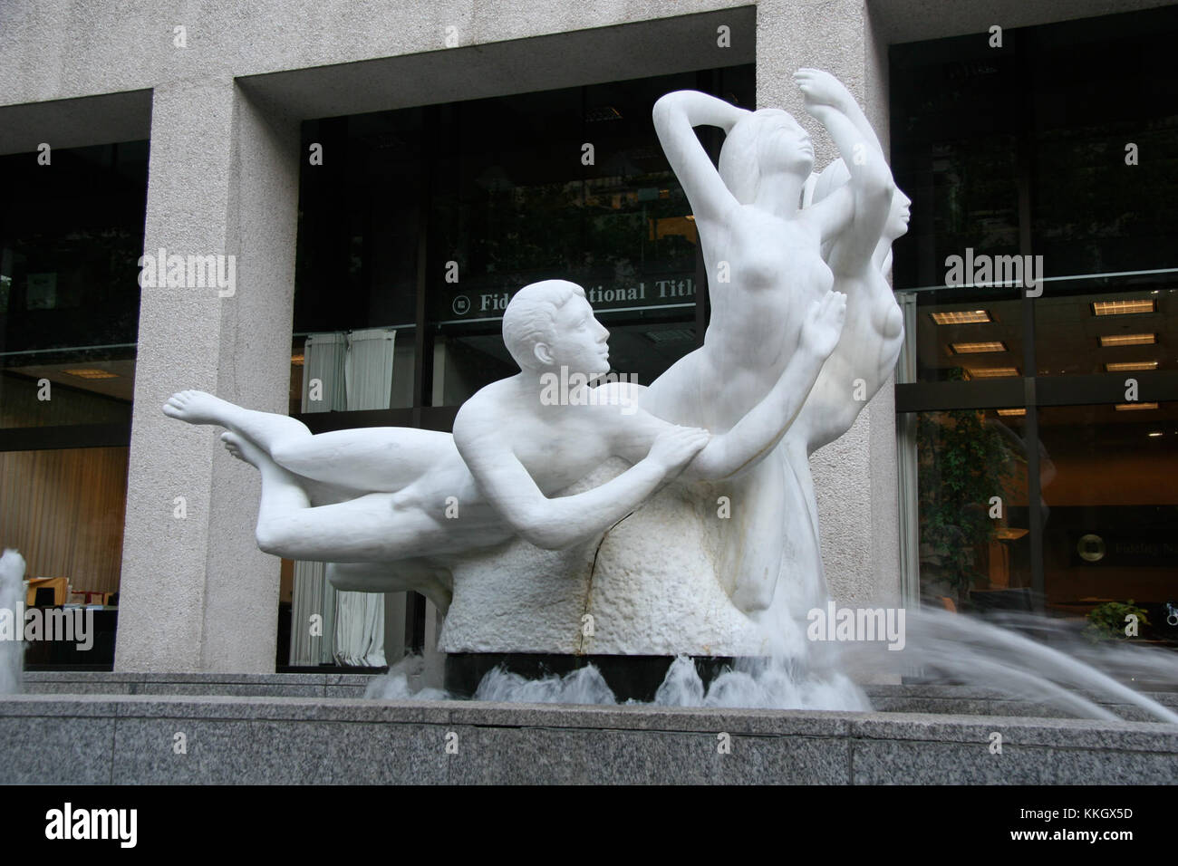 La sculpture Quest à Portland, Oregon, États-Unis Banque D'Images