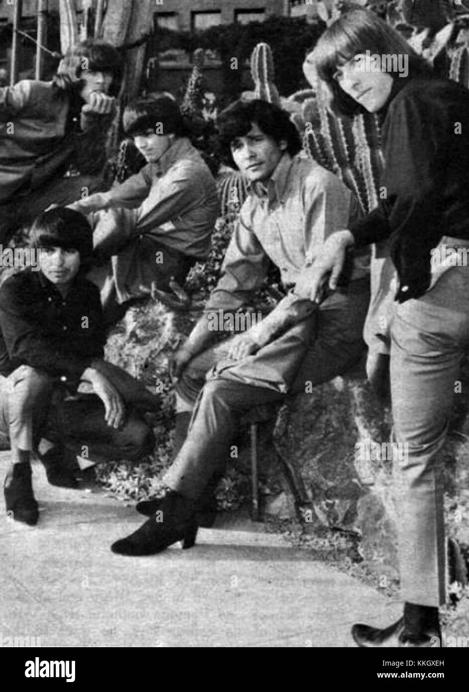 The Sir Douglas Quintet est un groupe de rock américain formé dans les années 1960, connu pour son mélange de rock et d'influences tex-mex. Leur travail de 1965 a eu un impact significatif sur le genre avec ses airs entraînants et ses performances énergiques. Banque D'Images