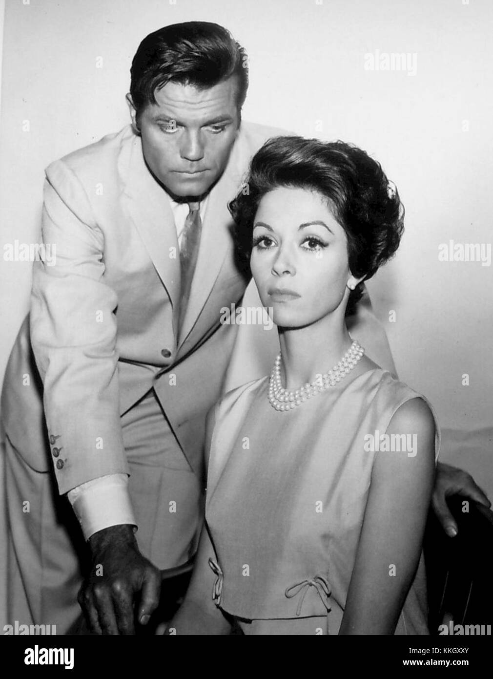 Jack Lord Dana Wynter 1965 Banque D'Images