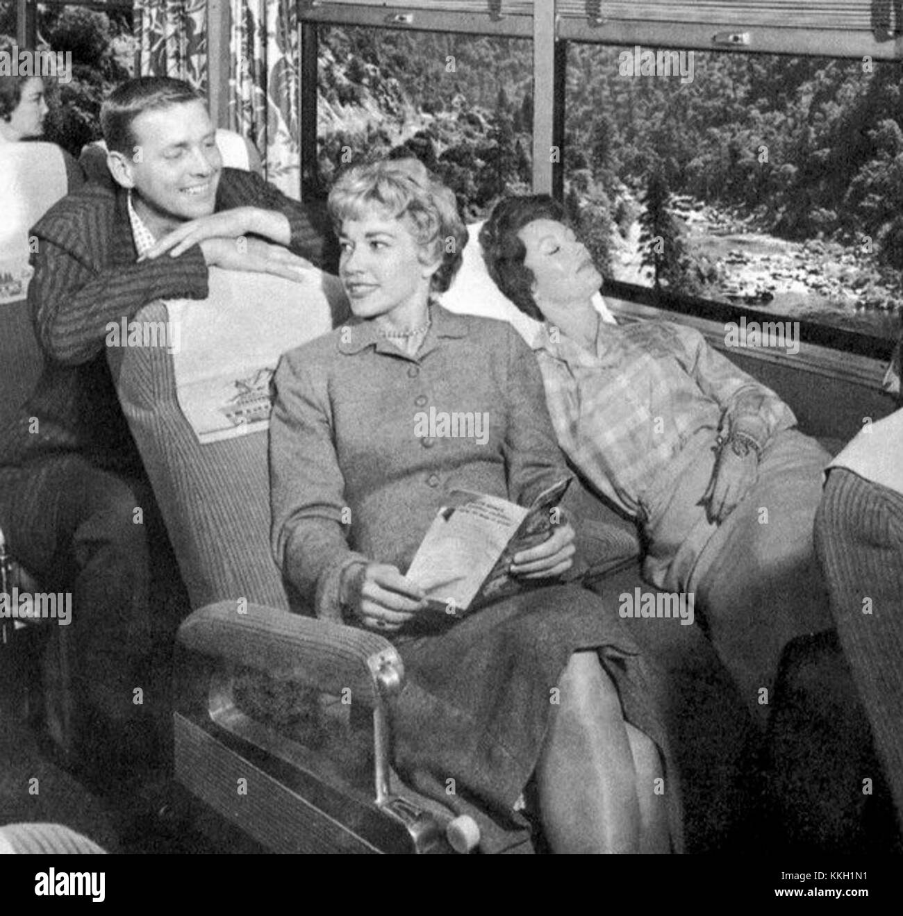 Le California Zephyr est une célèbre ligne de train longue distance qui relie Chicago à San Francisco. La voiture de bus représente une partie du service de train de luxe, connu pour ses vues panoramiques et ses équipements confortables pour les voyageurs. Le Zephyr est un mode de transport célèbre dans l'histoire américaine. Banque D'Images