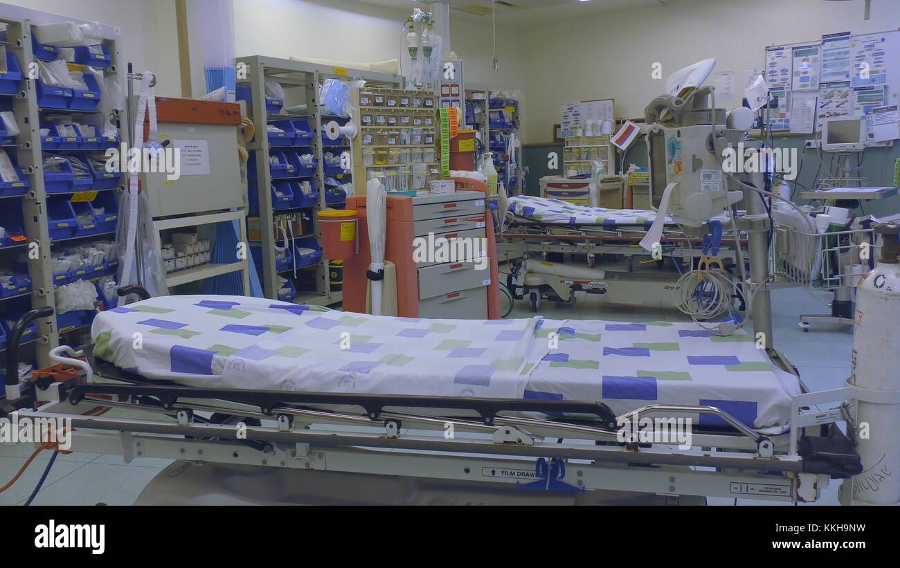 Nahariya, Israël. 30 novembre 2017. Galilee Medical Center a pratiqué un exercice de guerre, absorbant les victimes blessées du nord d'Israël. Nahariya, Israël, octobre 30 2017. Credit : The Fifth Kingdom/Alamy Live News Banque D'Images