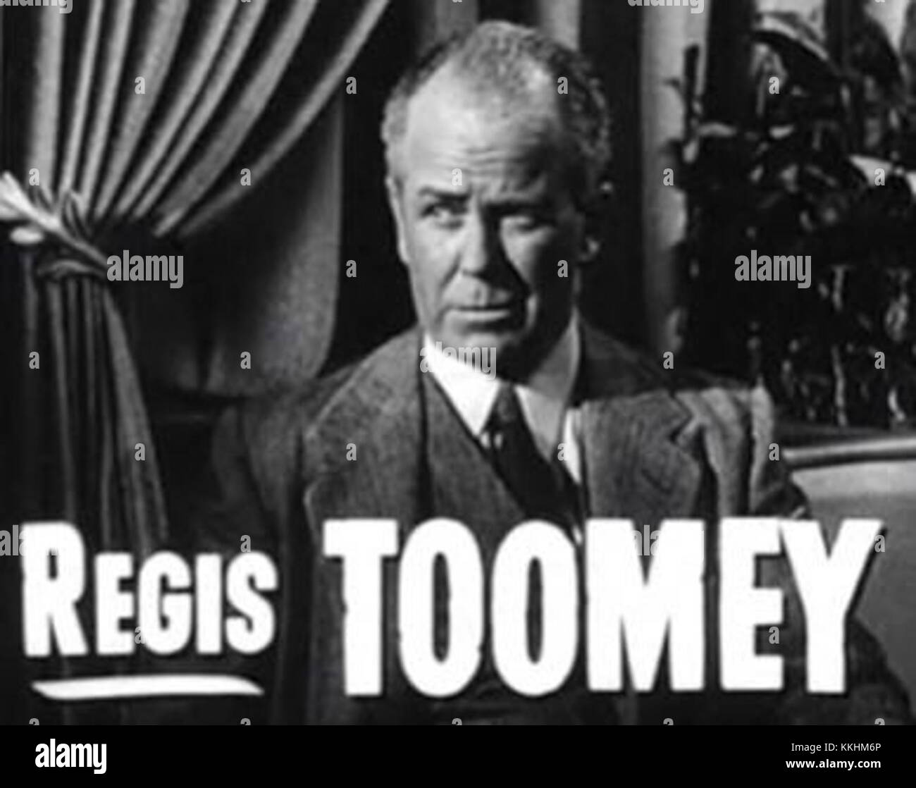 Regis Toomey est apparu dans le film criminel de 1951 "Cry danger", où il a joué un rôle clé dans le récit suspensif. Le film explore les thèmes de la criminalité et de la justice dans un contexte d'après-guerre. Banque D'Images