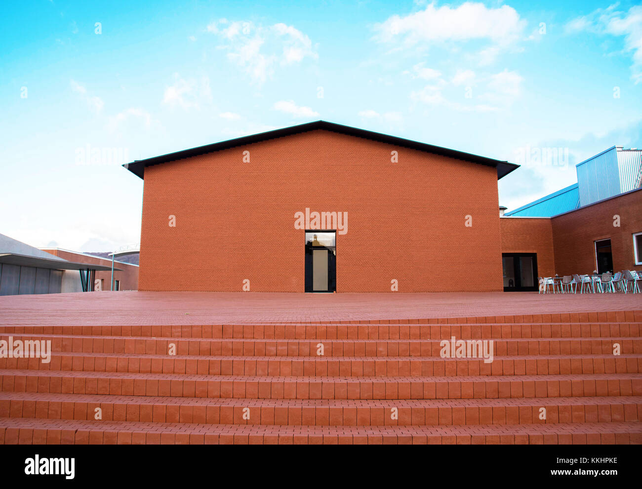 Weil am Rhein, Allemagne - le 26 novembre 2017 : le Vitra Design Museum building schaudepot. Banque D'Images