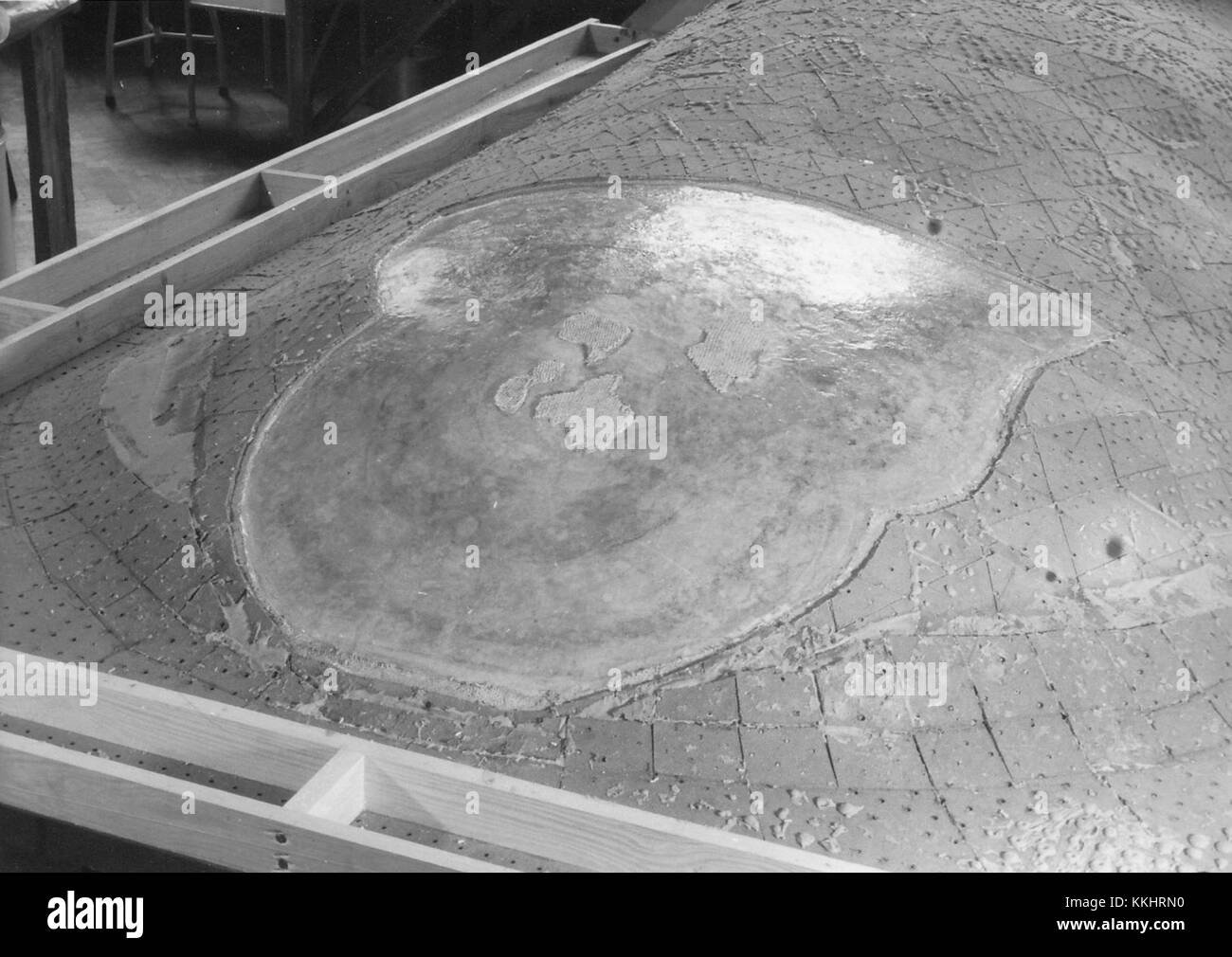 Le projet Faras comprend la restauration d’anciennes peintures murales et d’artefacts du site archéologique de Faras au Soudan, hébergé au Musée national de Varsovie (MNW), soulignant leur importance historique et artistique. Banque D'Images