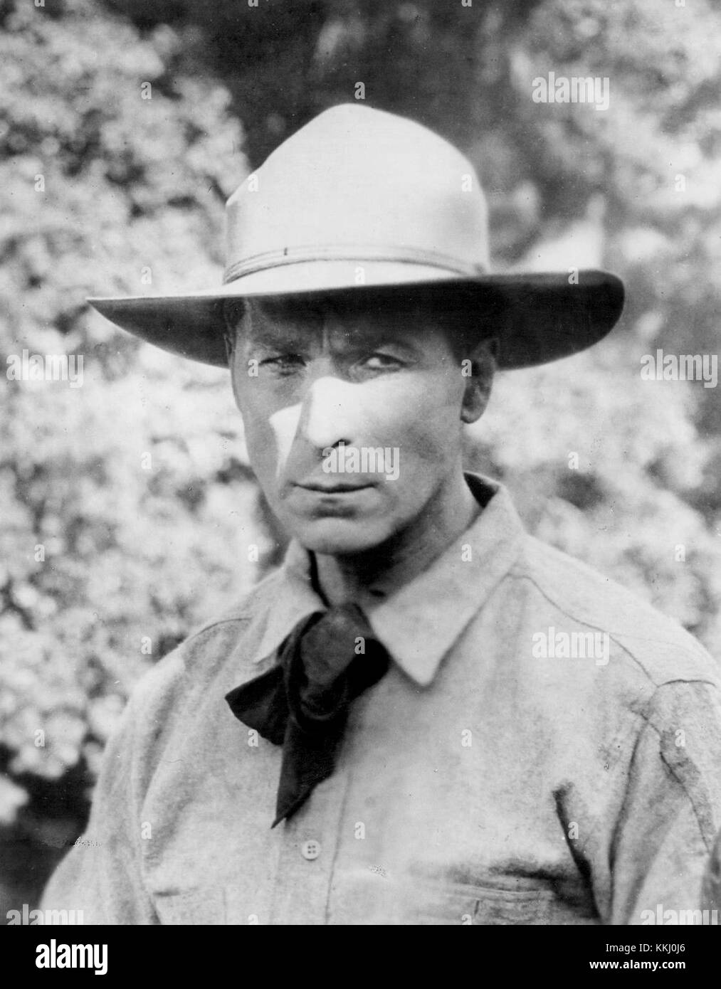 William S. Hart était un acteur de cinéma muet célèbre, et Tumbleweeds était l'un de ses films les plus importants. L'expression 'Silents Please' fait référence à son travail à l'époque du cinéma muet. Banque D'Images