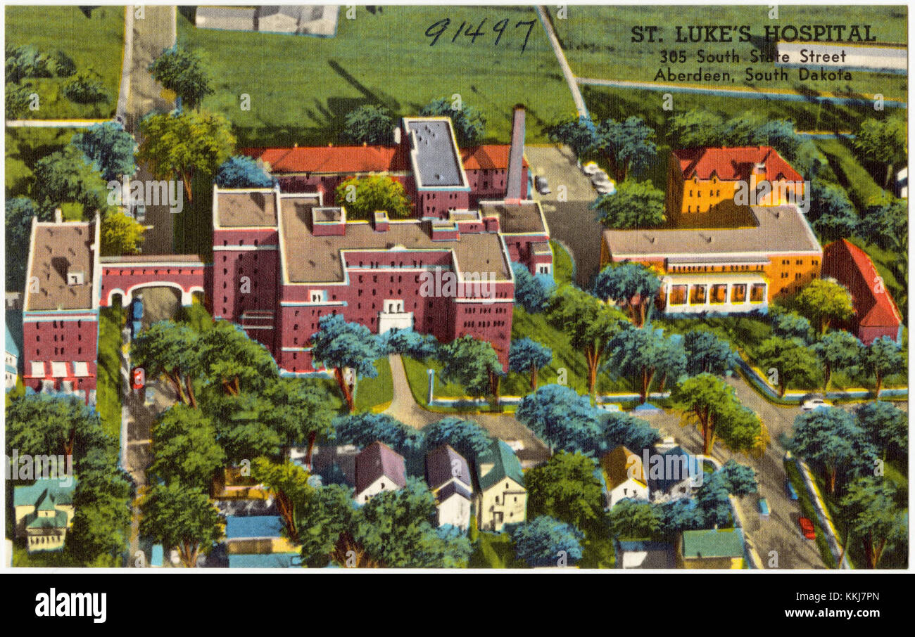 L'hôpital Luke's, situé au 305 South State Street à Aberdeen, Dakota du Sud, est un établissement de santé important connu pour ses services médicaux dans la région. Banque D'Images