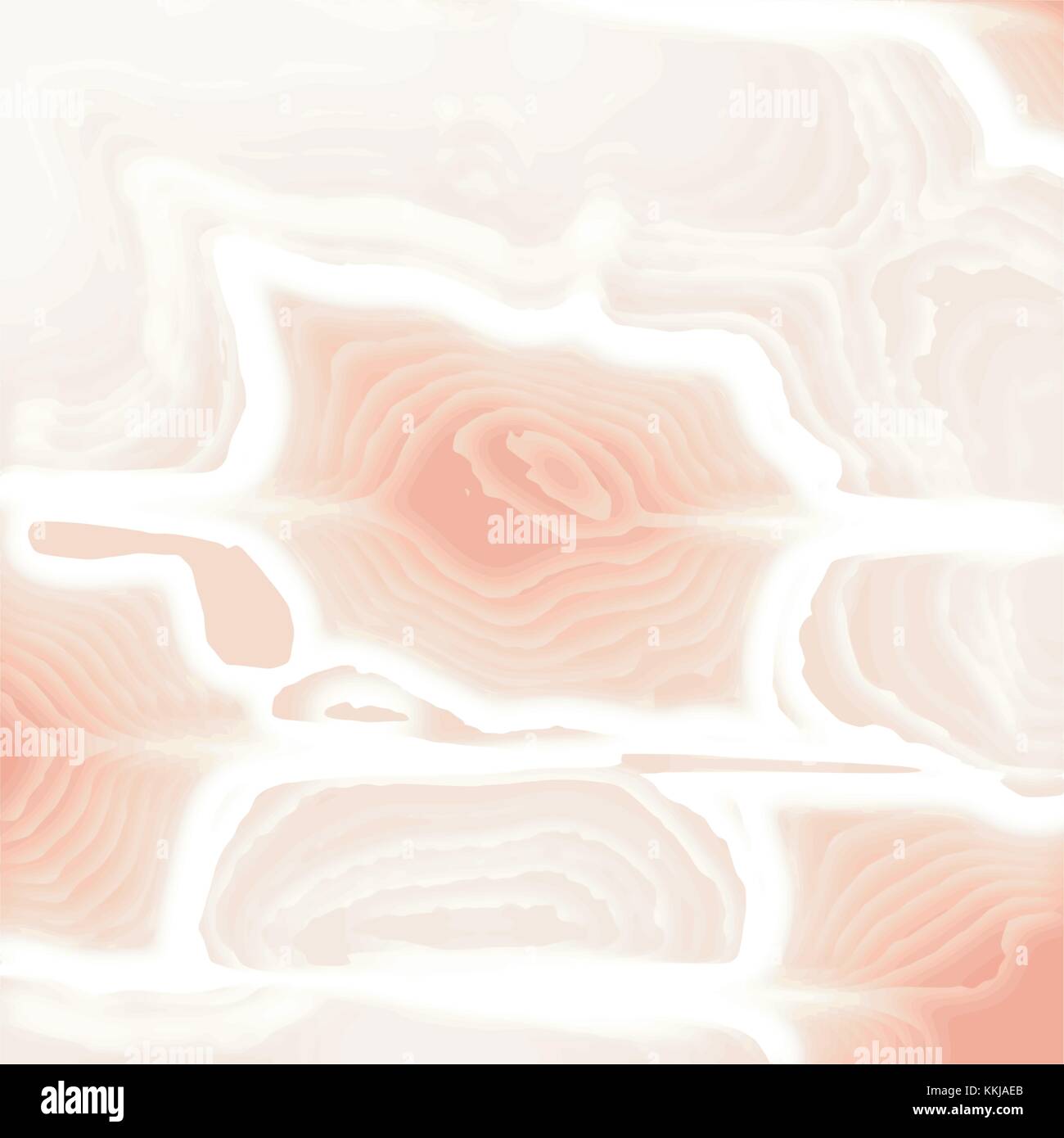 Résumé rose saumon motif 3D avec des formes irrégulières et lignes blanches. vector illustration Illustration de Vecteur
