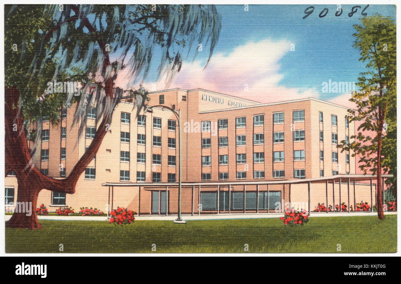 Hôpital Memorial du comté de Chatham (1955), entièrement climatisé 300 lits hôpital général. Dédié à la gloire de Dieu et à la santé de l'humanité en mémoire de ceux qui sont morts au service de notre pays. (8367065731) Banque D'Images